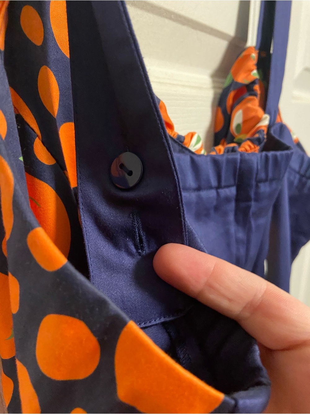 Disney Dress Shop - Orange Bird, Navy & Orange Polka Dot Sundress - Picture 3 of 5